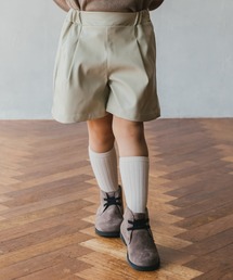 pairmanon（ペアマノン）の「フェイクレザーショートパンツ（その他パンツ・キッズ）」