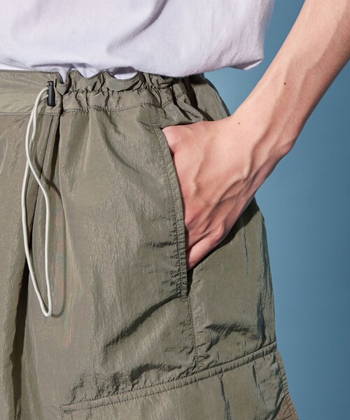 CITEN（シテン）の「＜CITEN＞ナイロン カーゴパンツ（カーゴパンツ・メンズ・ブラック/オリーブ・M/L）」の12枚目の写真
