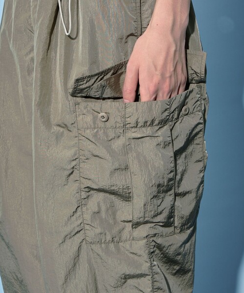 CITEN（シテン）の「＜CITEN＞ナイロン カーゴパンツ（カーゴパンツ・メンズ・ブラック/オリーブ・M/L）」の13枚目の写真