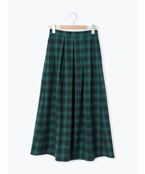 ehka sopo（エヘカソポ）の「チェックタックスカート（スカート・レディース・グリーン/ブルー/イエロー・F）」の19枚目の写真