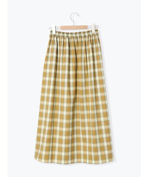 ehka sopo（エヘカソポ）の「チェックタックスカート（スカート・レディース・グリーン/ブルー/イエロー・F）」の16枚目の写真