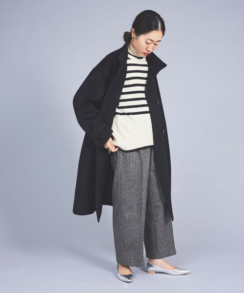 le.coeur blanc(ルクールブラン)の「ボーダーハイネックニットプルオーバー(ニット/セーター・レディース・ホワイト系その他2/ブラック系その他/ベージュ系その他2・38)」の22枚目の写真