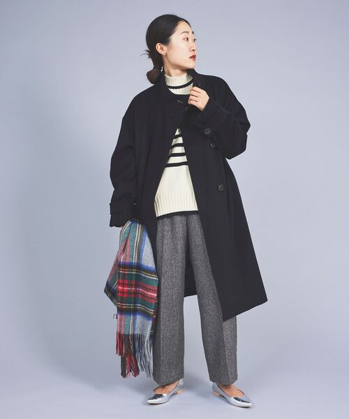 le.coeur blanc(ルクールブラン)の「ボーダーハイネックニットプルオーバー(ニット/セーター・レディース・ホワイト系その他2/ブラック系その他/ベージュ系その他2・38)」の21枚目の写真