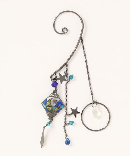 チャイハネ（チャイハネ）の「【チャイハネ】トルランプイヤーフック（イヤーカフ・レディース・ブルー/オレンジ/パープル/グリーン/ホワイト・FREE）」の6枚目の写真