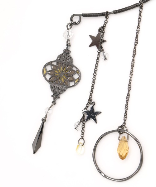 チャイハネ（チャイハネ）の「【チャイハネ】トルランプイヤーフック（イヤーカフ・レディース・ブルー/オレンジ/パープル/グリーン/ホワイト・FREE）」の8枚目の写真