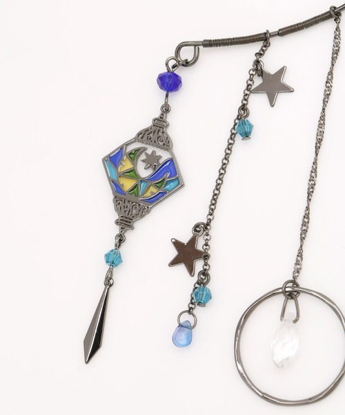 チャイハネ（チャイハネ）の「【チャイハネ】トルランプイヤーフック（イヤーカフ・レディース・ブルー/オレンジ/パープル/グリーン/ホワイト・FREE）」の10枚目の写真