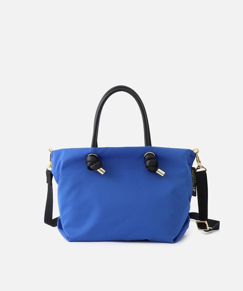 VIOLAd'ORO(ヴィオラドーロ)の「【VIOLAd'ORO (ヴィオラドーロ) 】 VIANCAナイロントートS(ショルダーバッグ・レディース・ライトブルー/ベージュ/グレイッシュベージュ/ブルー・2)」の1枚目の写真