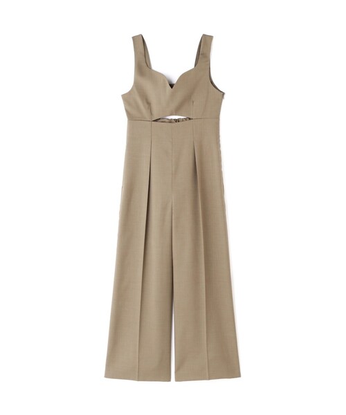 N.(N. Natural Beauty Basic)(エヌエヌナチュラルビューティーベーシック)の「◆カーブネックサロペットパンツ(サロペット/オーバーオール・レディース・ブラック/ブラウン・MEDIUM)」の15枚目の写真