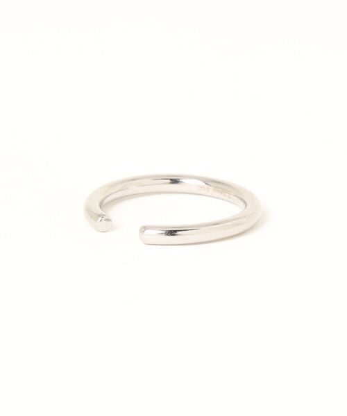 BROTHERHOOD（ブラザーフッド）の「【BROTHERHOOD】プレーン サークル イヤーカフ「サージカルステンレス316L」(片耳用)（イヤーカフ・メンズ・シルバー・MEDIUM/LARGE）」の4枚目の写真