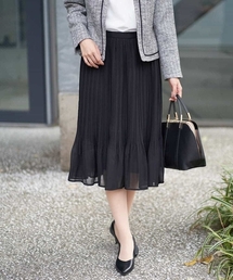 a.v.v | 【洗濯機で洗える】シフォンプリーツスカート(スーツスカート)