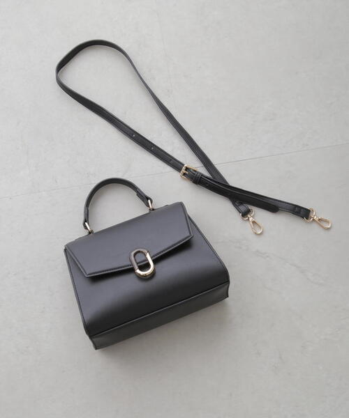 FREE'S MART（フリーズマート）の「◇マーブルクリップバッグ（ショルダーバッグ・レディース・ブラック/ホワイト/ブルー系その他・ﾌﾘ-）」の8枚目の写真