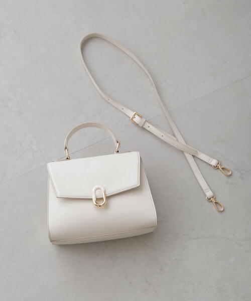 FREE'S MART（フリーズマート）の「◇マーブルクリップバッグ（ショルダーバッグ・レディース・ブラック/ホワイト/ブルー系その他・ﾌﾘ-）」の12枚目の写真