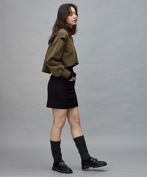 Lui's(ルイス)の「【cierio/シエリオ】 ミニスカート (セットアップ対応)(スカート・レディース・ブラウン/ブラック・FREE)」の19枚目の写真