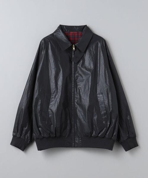 ＜6(ROKU)＞コットン ポリエステル リバーシブル ブルゾン　美品　36 6（ロク）の「＜6(ROKU)＞コットン ポリエステル リバーシブル