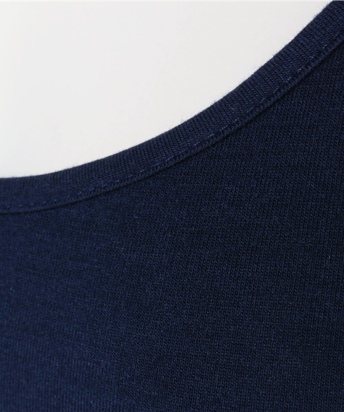 AZUL by moussy（アズールバイマウジー）の「30/-TRPU天竺クロプトキャミ（キャミソール・レディース・トップグレー/オフホワイト/ネイビー/カーキ系/ブラック/杢グレー・LARGE/SMALL/MEDIUM/X-LARGE）」の11枚目の写真