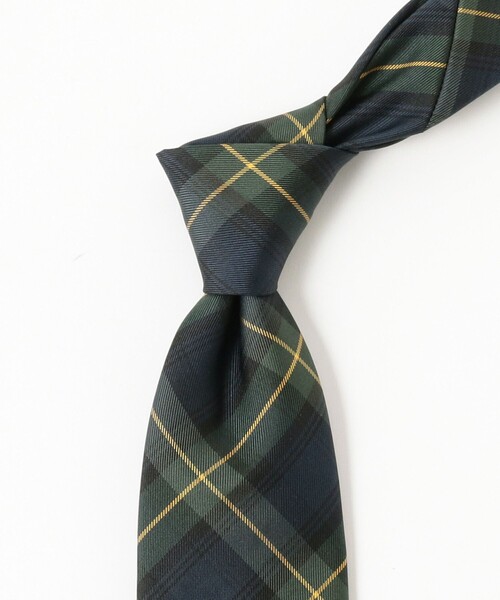 BEAMS F（ビームスエフ）の「BEAMS F / タータンチェック柄 プリント ネクタイ（ネクタイ・メンズ・グリーン/レッド/ブラウン・ONE SIZE）」の12枚目の写真