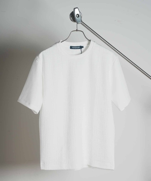 ふくれジャガード×ポンチTシャツ（Tシャツ/カットソー）｜UNION STATION（ユニオンステーション）