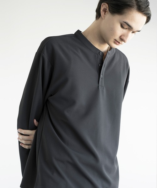 aimoha(アイモハ)の「aimoha men HENLEY NECK PULLOVER ヘンリーネックプルオーバー(Tシャツ/カットソー・メンズ・ベージュ/ダークグレー/ホワイト/ブラック・LARGE/X-LARGE/XX-LARGE/XXX-LARGE)」の20枚目の写真