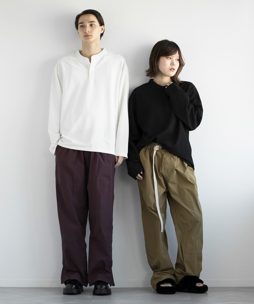 aimoha(アイモハ)の「aimoha men HENLEY NECK PULLOVER ヘンリーネックプルオーバー(Tシャツ/カットソー・メンズ・ベージュ/ダークグレー/ホワイト/ブラック・LARGE/X-LARGE/XX-LARGE/XXX-LARGE)」の15枚目の写真