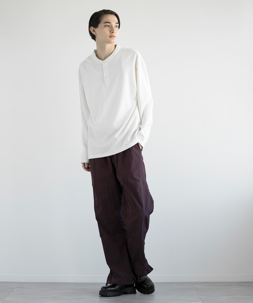 aimoha(アイモハ)の「aimoha men HENLEY NECK PULLOVER ヘンリーネックプルオーバー(Tシャツ/カットソー・メンズ・ベージュ/ダークグレー/ホワイト/ブラック・LARGE/X-LARGE/XX-LARGE/XXX-LARGE)」の12枚目の写真