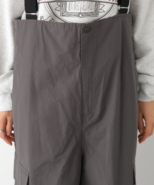 LEPSIM（レプシィム）の「カーゴポケットサロペ　102302（サロペット/オーバーオール・レディース・カーキ/チャコールグレー・FREE）」の10枚目の写真