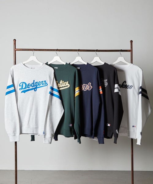 MLB(メジャーリーグベースボール)の「【MLB】チームロゴプルオーバー/メンズ(スウェット・メンズ・ネイビー/ホワイト/グリーン/ブラック/グレー・M/L/LL)」の10枚目の写真