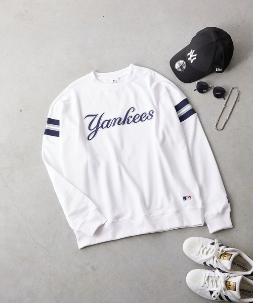 MLB(メジャーリーグベースボール)の「【MLB】チームロゴプルオーバー/メンズ(スウェット・メンズ・ネイビー/ホワイト/グリーン/ブラック/グレー・M/L/LL)」の11枚目の写真