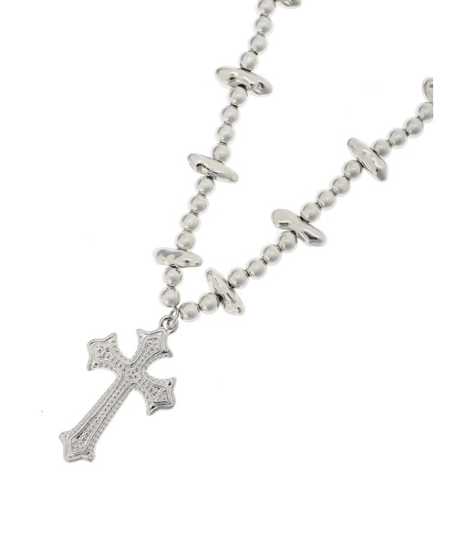 DURAS（デュラス）の「Pointcross necklace（ネックレス・レディース・シルバー・FREE）」の2枚目の写真