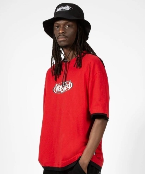 ストリートブランド WASTED PARIS ウェイステッド パリス T-NINE NEGATIVE レイヤード風Tシャツ 半袖トップス 半袖Tシャツ ロゴTシャツ プリントロゴ オーバーサイズ ストリートファッション スケーターブランド(Tシャツ/カットソー)|WASTED PARIS(ウェイステッドパリス) ストリートブランド WASTED PARIS ウェイステッド パリス T-NINE NEGATIVE レイヤード風Tシャツ 半袖トップス 半袖Tシャツ ロゴTシャツ プリントロゴ オーバーサイズ ストリートファッション スケーターブランド(Tシャツ/カットソー)|WASTED PARIS(ウェイステッドパリス)