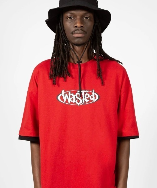 ストリートブランド WASTED PARIS ウェイステッド パリス T-NINE NEGATIVE レイヤード風Tシャツ 半袖トップス 半袖Tシャツ ロゴTシャツ プリントロゴ オーバーサイズ ストリートファッション スケーターブランド(Tシャツ/カットソー)|WASTED PARIS(ウェイステッドパリス) ストリートブランド WASTED PARIS ウェイステッド パリス T-NINE NEGATIVE レイヤード風Tシャツ 半袖トップス 半袖Tシャツ ロゴTシャツ プリントロゴ オーバーサイズ ストリートファッション スケーターブランド(Tシャツ/カットソー)|WASTED PARIS(ウェイステッドパリス)