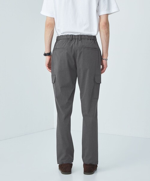 green label relaxing(グリーンレーベルリラクシング)の「【WEB限定】JUSTFIT カーゴ スラックス パンツ(スラックス・メンズ・ブラック/グレー・S/XL/M/L)」の7枚目の写真