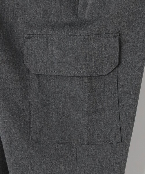 green label relaxing(グリーンレーベルリラクシング)の「【WEB限定】JUSTFIT カーゴ スラックス パンツ(スラックス・メンズ・ブラック/グレー・S/XL/M/L)」の15枚目の写真
