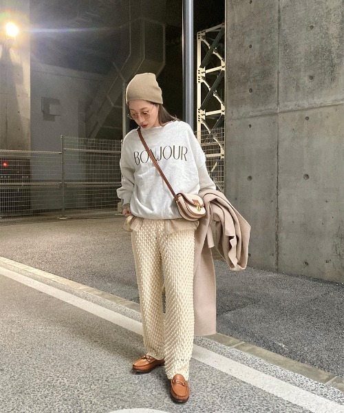 ISOOK(アイスー)の「コンパクトショルダーバッグ(kiharu select) / ショルダーバッグ ミニ フェイクレザー(ショルダーバッグ・レディース・ベージュ/ブラック・FREE)」の10枚目の写真