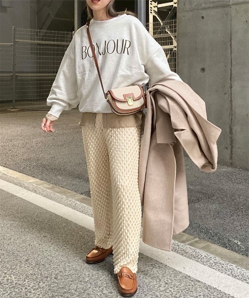 ISOOK(アイスー)の「コンパクトショルダーバッグ(kiharu select) / ショルダーバッグ ミニ フェイクレザー(ショルダーバッグ・レディース・ベージュ/ブラック・FREE)」の13枚目の写真