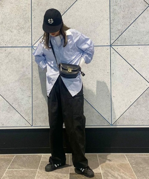 ISOOK(アイスー)の「コンパクトショルダーバッグ(kiharu select) / ショルダーバッグ ミニ フェイクレザー(ショルダーバッグ・レディース・ベージュ/ブラック・FREE)」の17枚目の写真