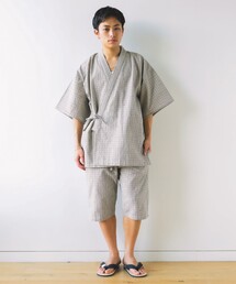 BEAMS JAPAN | 長尾織布 / 別注 しじら織り 甚平(浴衣)