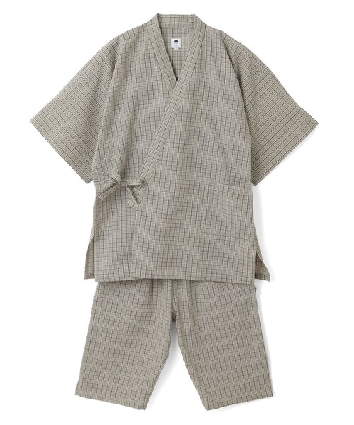 BEAMS JAPAN（ビームス　ジャパン）の「長尾織布 / 別注 しじら織り 甚平（浴衣・メンズ・ネイビー/インディゴブルー/サックスブルー/ブルー/ベージュ・MEDIUM/LARGE/X-LARGE）」の18枚目の写真