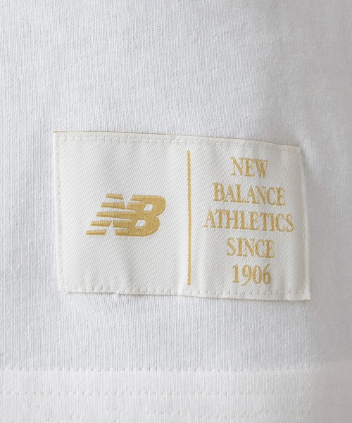 NEW BALANCE(ニューバランス)の「Sportswear Greatest Hits ショートスリーブTシャツ(Tシャツ/カットソー・メンズ・オフホワイト/ライトブラウン/ネイビー・SMALL/MEDIUM/LARGE/X-LARGE/XX-LARGE)」の12枚目の写真