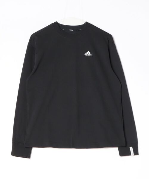 adidas（アディダス）の「アディダス adidas W ESS+ SL LS Tシャツ（Tシャツ/カットソー・レディース・ライトベージュ/ブラック/ホワイト・S/M/L/XL）」の2枚目の写真