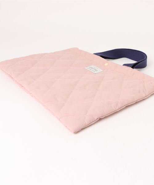 DONOBAN（ドノバン）の「キッズ キルティングレッスンバッグ（エコバッグ/サブバッグ・キッズ・スモークピンク/ネイビー/ミント/イエロー・ONESIZE）」の6枚目の写真