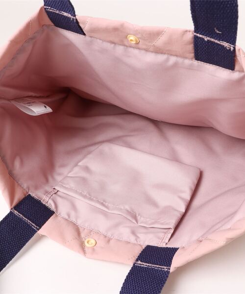 DONOBAN（ドノバン）の「キッズ キルティングレッスンバッグ（エコバッグ/サブバッグ・キッズ・スモークピンク/ネイビー/ミント/イエロー・ONESIZE）」の7枚目の写真