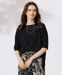 クレープストレッチプルオーバー ニット