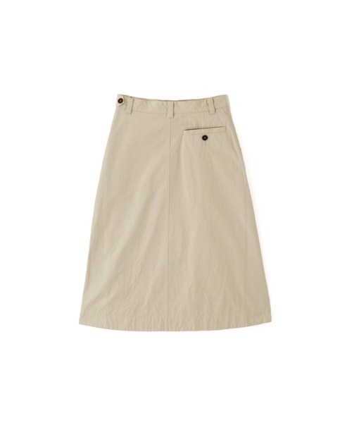 【MHL. 】VINTAGE COTTON PLAINWEAVE／スカート MHL.（エムエイチエル）の「VINTAGE COTTON PLAINWEAVE