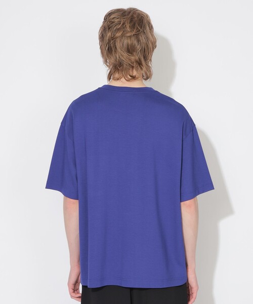 【セール】【UNISEX】トーナルチェックニットポケットTシャツ（Tシャツ/カットソー）｜CB CRESTBRIDGE（シービークレストブリッジ）