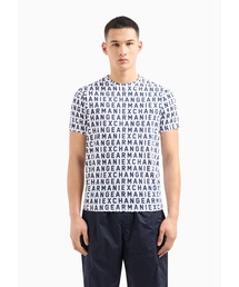ARMANI EXCHANGE | 【A|X アルマーニ エクスチェンジ】オールオーバーロゴ　半袖クルーネックTシャツ/REGULAR(Tシャツ/カットソー)