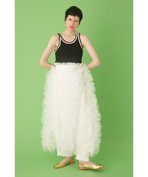 HeRIN.CYE（ヘリンドットサイ）の「Sheer frill skirt シアー