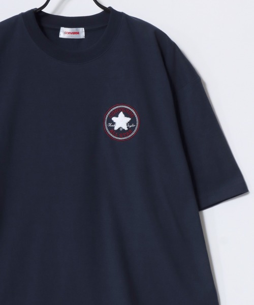 CONVERSE(コンバース)の「CONVERSE/コンバース COOLMAX/吸水速乾 ロゴ オールスター ワンポイント刺繍 半袖Tシャツ/レディース メンズ(Tシャツ/カットソー・レディース・グリーン/ホワイト/ブラック/ブラック系その他/ブルー系その他2/ピンク系その他/ブルー系その他/ネイビー/ベージュ/ホワイト系その他・M/LL/L)」の19枚目の写真