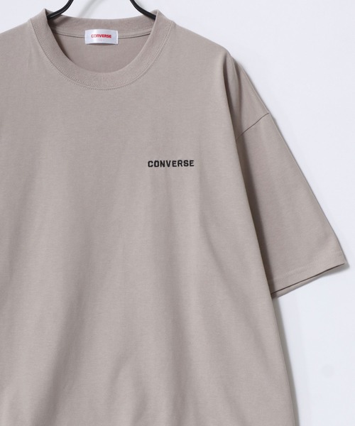 CONVERSE(コンバース)の「CONVERSE/コンバース COOLMAX/吸水速乾 ロゴ オールスター ワンポイント刺繍 半袖Tシャツ/レディース メンズ(Tシャツ/カットソー・レディース・グリーン/ホワイト/ブラック/ブラック系その他/ブルー系その他2/ピンク系その他/ブルー系その他/ネイビー/ベージュ/ホワイト系その他・M/LL/L)」の13枚目の写真