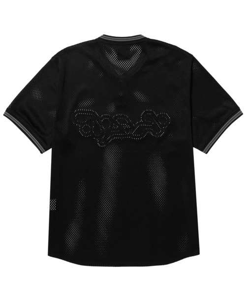 HUF(ハフ)の「HALFTIME HENLEY JERSEY / HUF ジャージ(ジャージ・メンズ・ブラック/グリーン系その他・MEDIUM/LARGE/X-LARGE)」の3枚目の写真