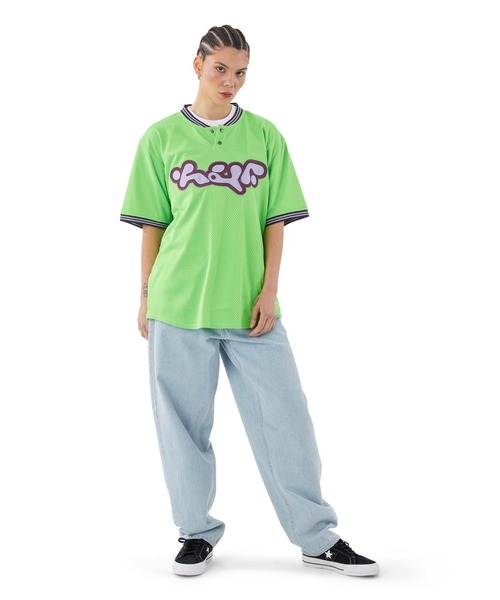 HUF(ハフ)の「HALFTIME HENLEY JERSEY / HUF ジャージ(ジャージ・メンズ・ブラック/グリーン系その他・MEDIUM/LARGE/X-LARGE)」の11枚目の写真